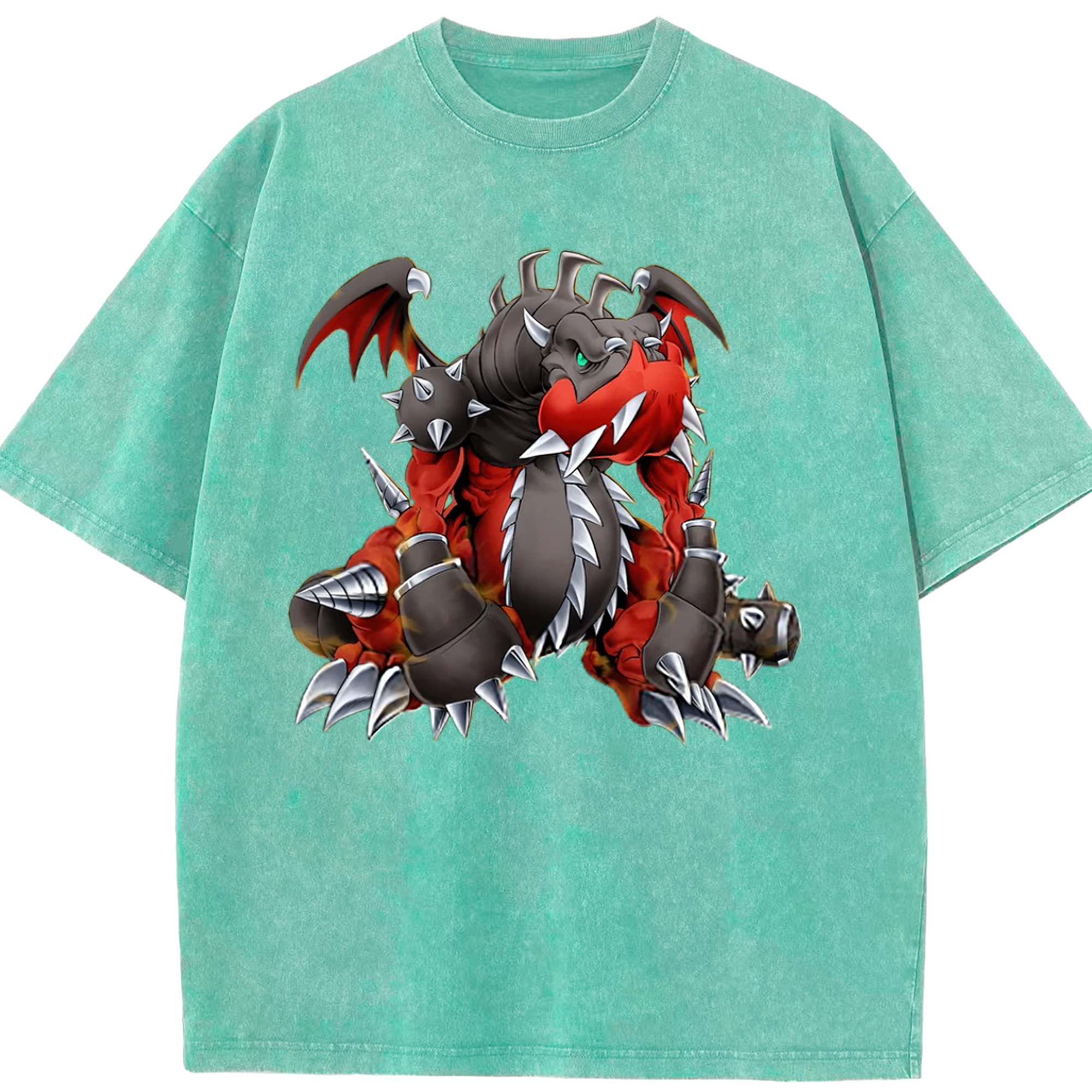 （画像用） 遊☆戯☆王 Yu-Gi-Oh! 綿100% ヴィンテージ風 半袖Tシャツ（フロントプリント）